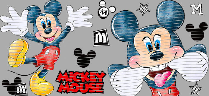 16oz Disney style-D-1553